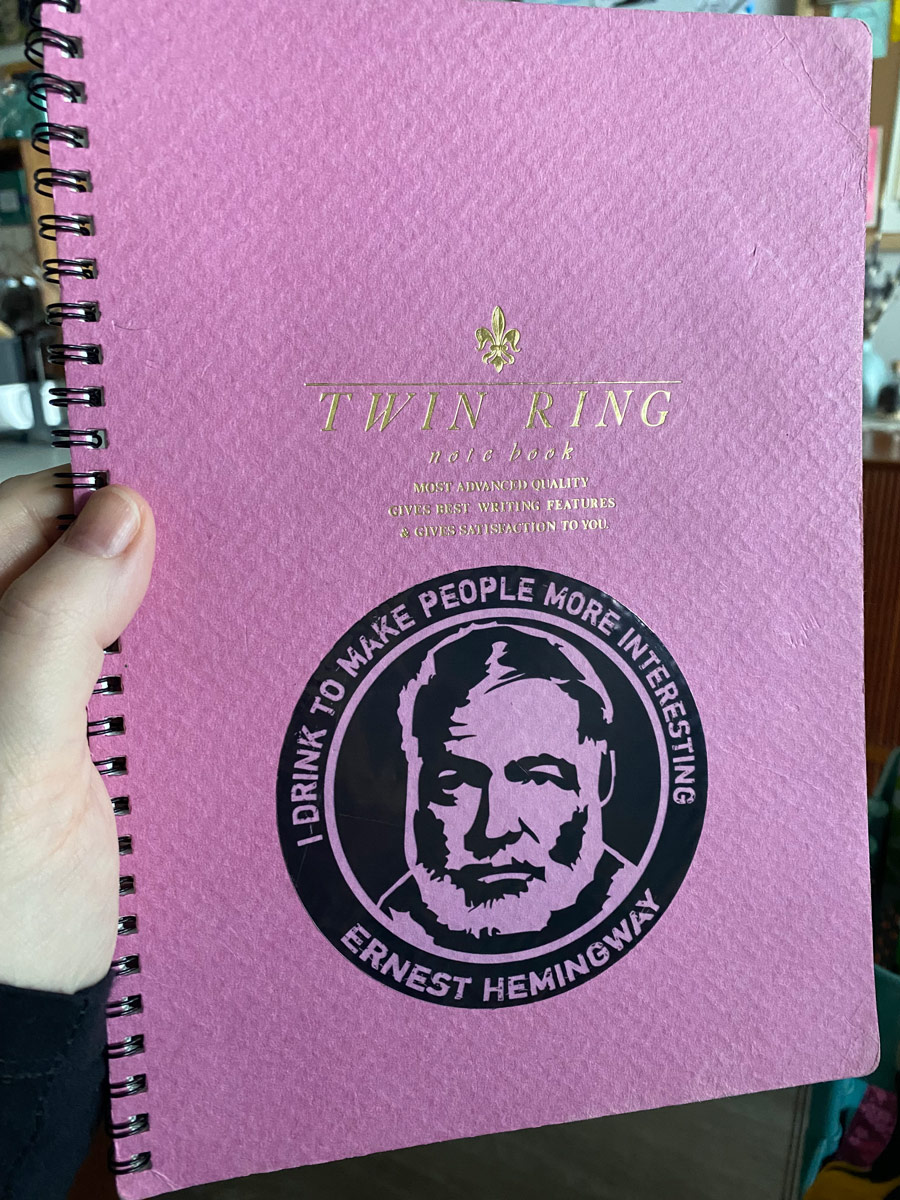 Papa drinks to make us more interesting. TWIN RING note book Most Advanced Quality Gives Best Writing Features & Gives Satisfaction To You.