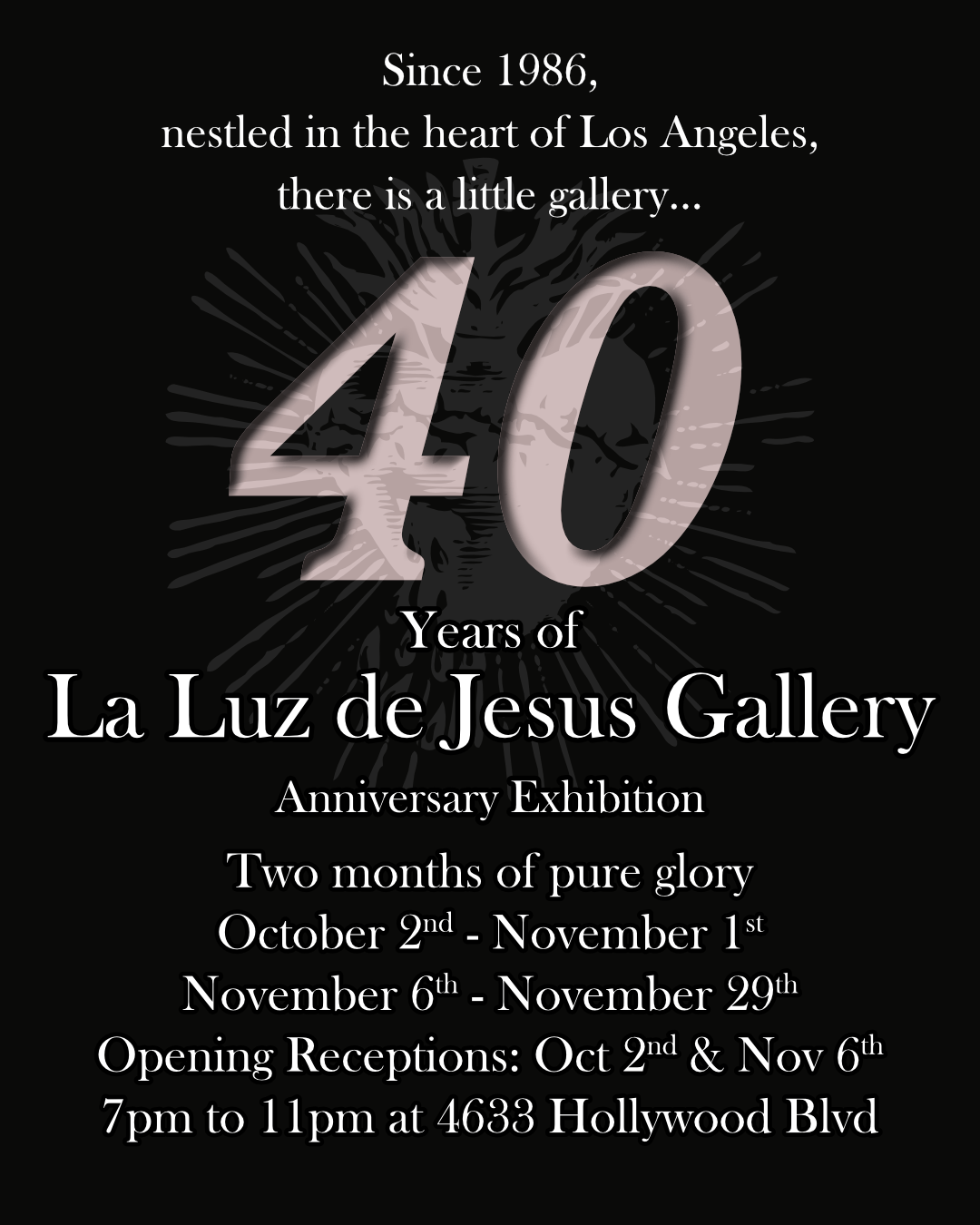 40 Years of La Luz de Jesus Gallery (Part One)