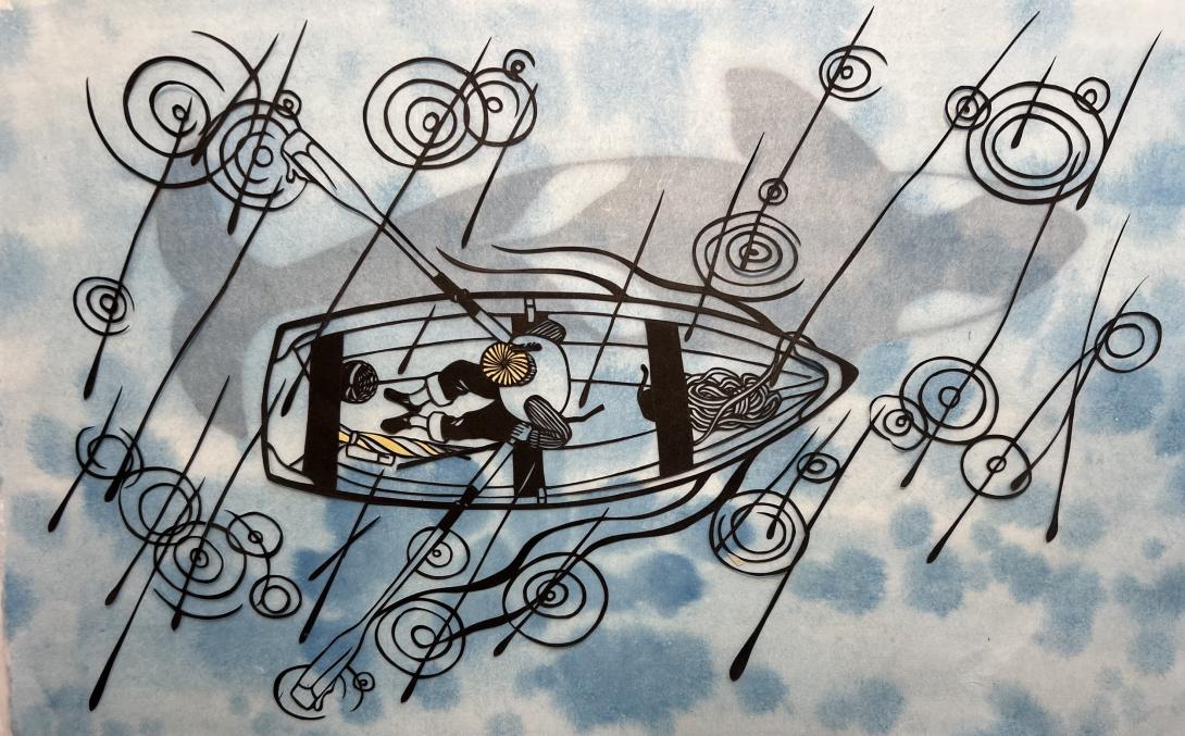 Nikki McClure: A Forest, A Family, A Harbor, A Home (original art)